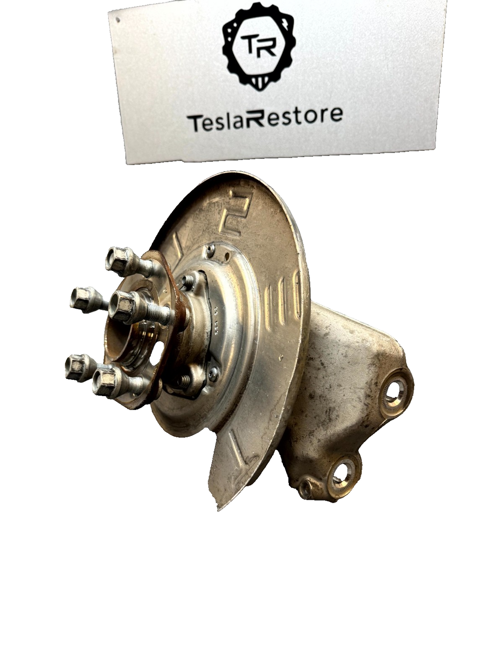 2017 - 2023 TESLA MODEL 3 FRONT RIGHT SIDE SPINDLE KNUCKLE HUB OEM, 1044316-00-E