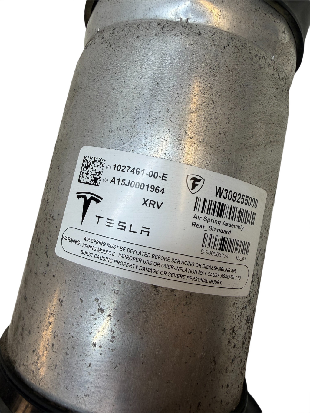 2016-2020 Tesla Model X Rear Air Shock Absorber Spring Strut OEM 1027461-00-E