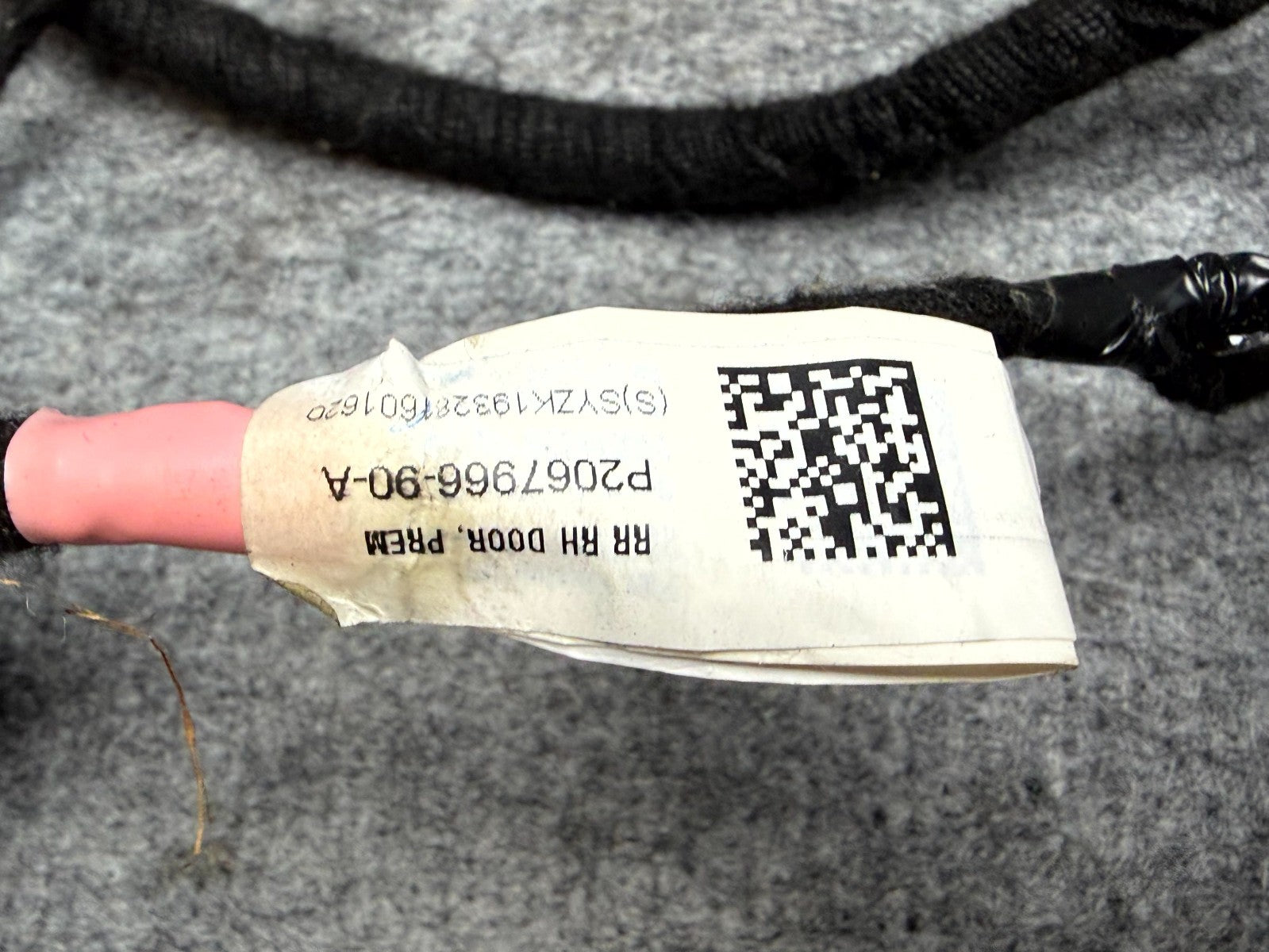 ♦️2017–2023 TESLA MODEL 3 REAR RIGHT SIDE DOOR WIRE HARNESS OEM, P-2067966-90-A