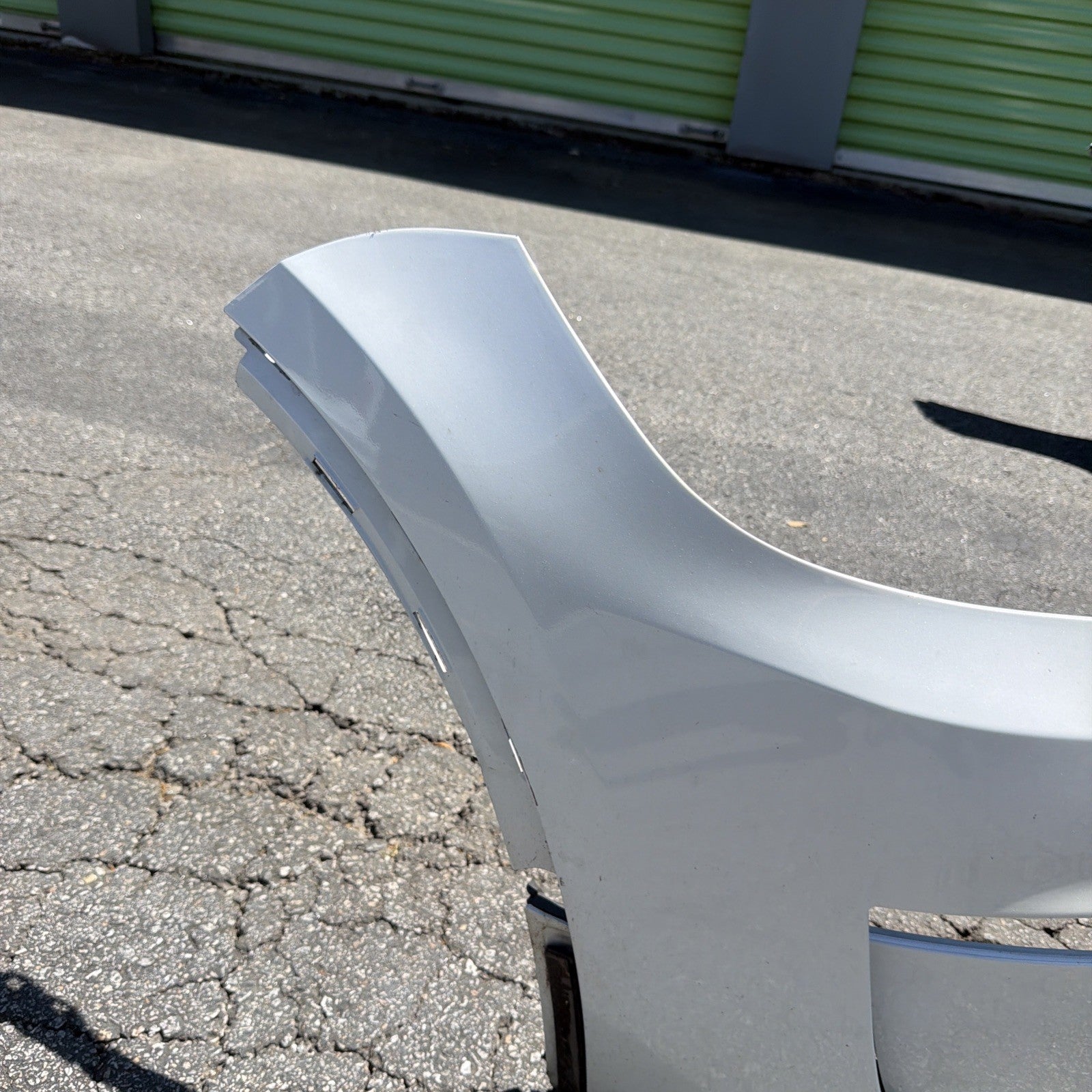 2021-2025 Tesla Model X Front Bumper Cover White WITHOUT Sensor 1588184-S0-B