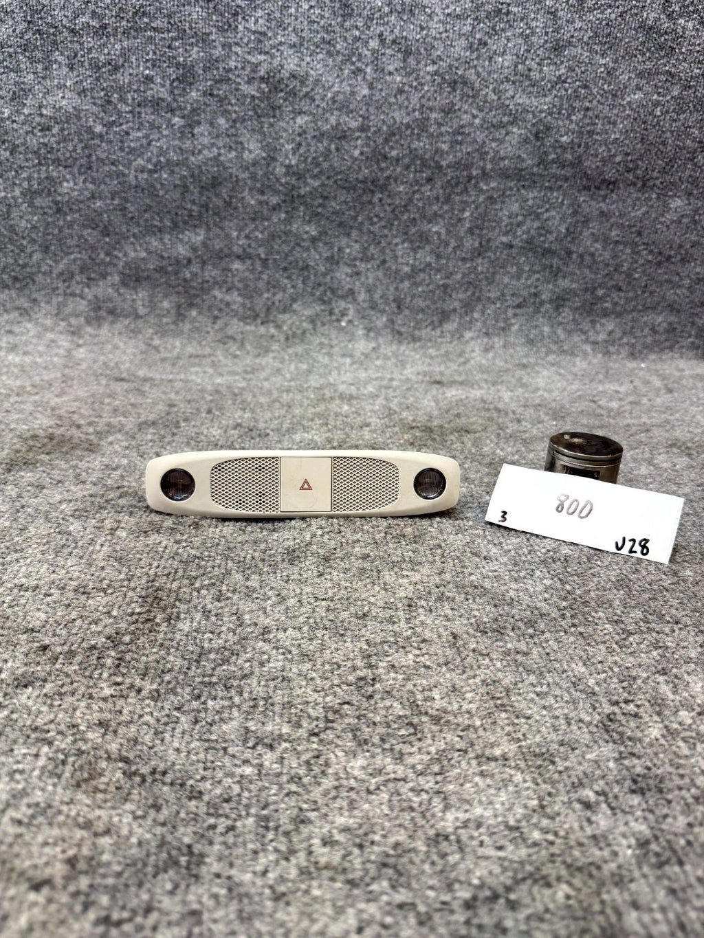 2017-2023 TESLA MODEL 3 FRONT DOME OVERHEAD LIGHT HAZARD SWITCH OEM, 154767100A