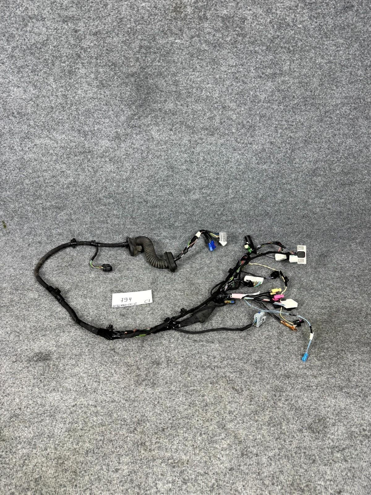 2016-2020 Tesla Model X Front Right Side Door Wiring Harness OEM, 1032440-00-G