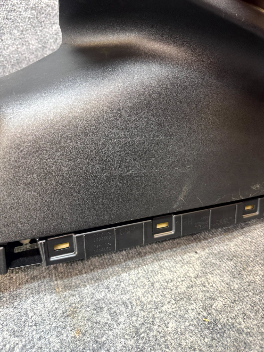 2020-2024 TESLA MODEL Y REAR RIGHT C PILLAR UPPER QUARTER PANEL OEM, 149460900F