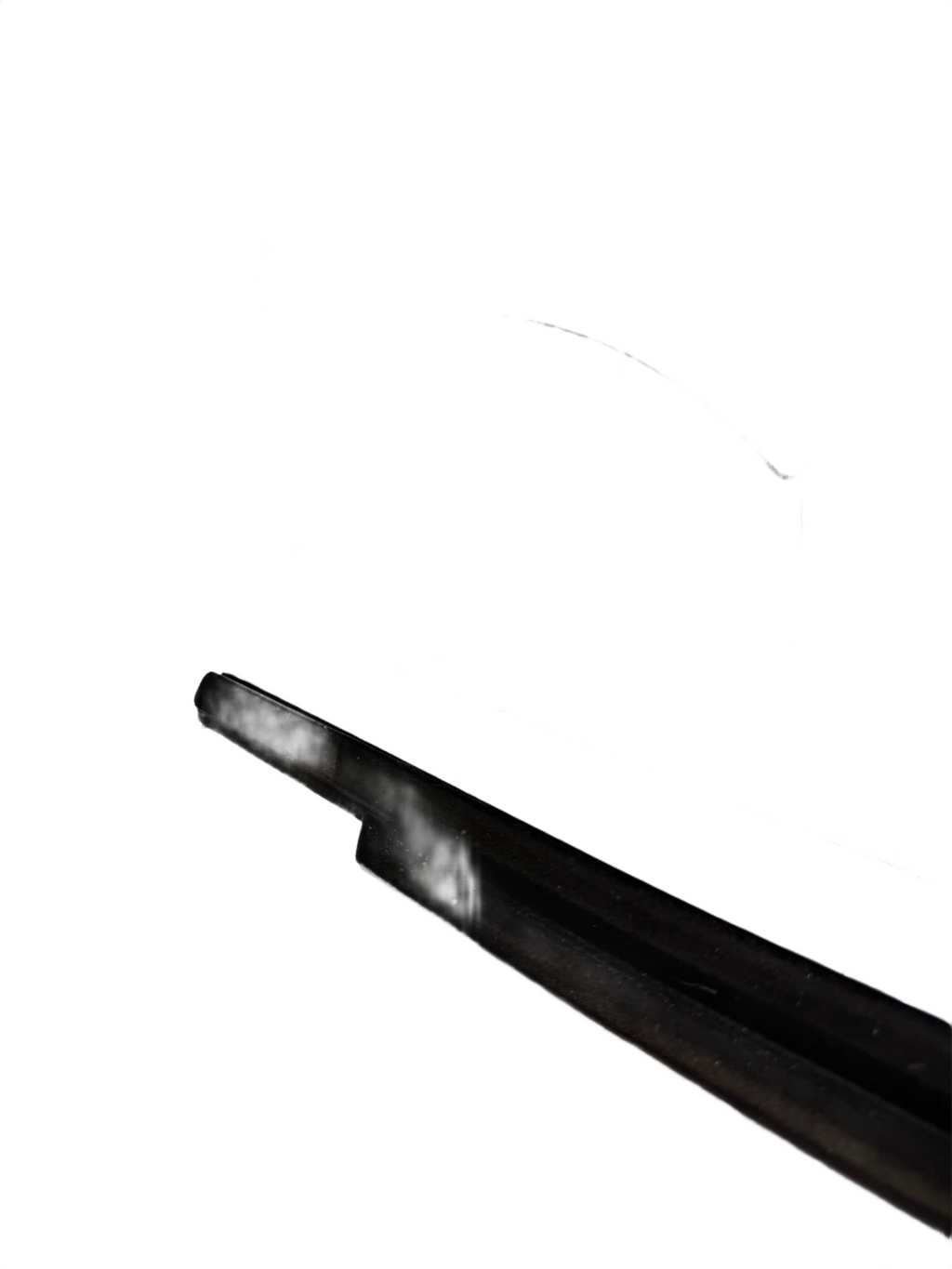 2012-2020 Tesla Model S Rear Left Door Window Trim Molding Chrome OEM