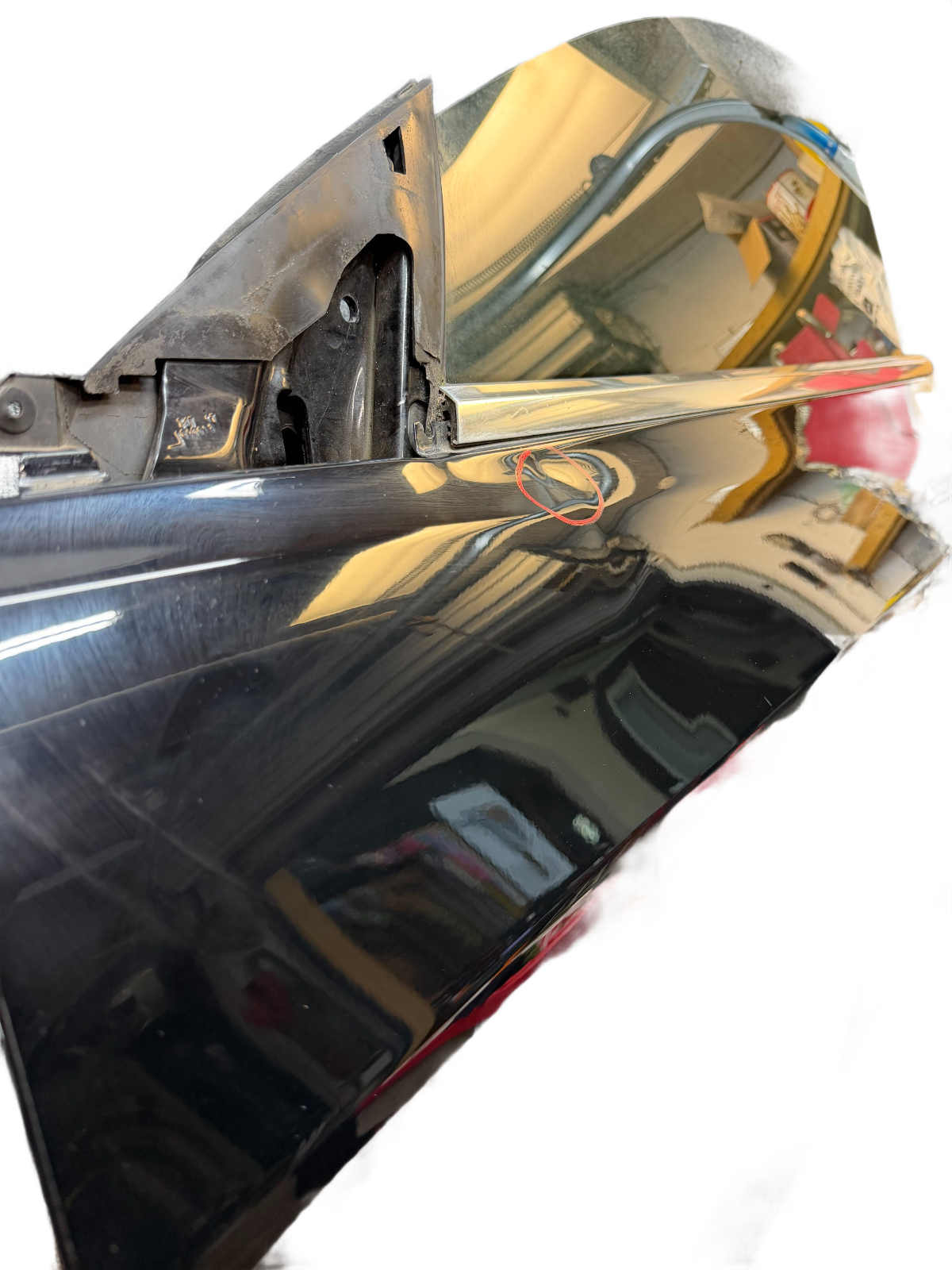17–23 Tesla Model 3 Front Left Driver Side LH Door Shell Panel Assembly Black