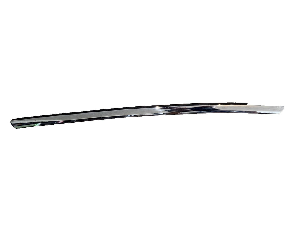 ♦️12-20 TESLA MODEL S REAR LEFT SIDE DOOR CHROME BELT MOLDING OEM, 1038395-80-A
