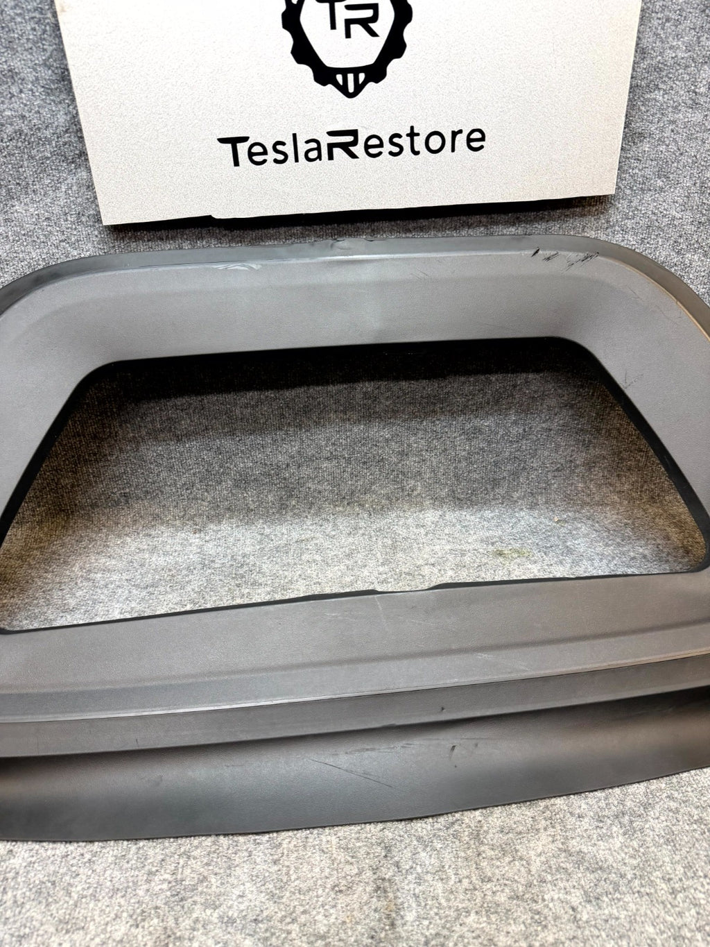 2020-2024 TESLA MODEL Y FRONT TRUNK FRUNK BAFFLE COWL TRIM COVER OEM, 149408800C