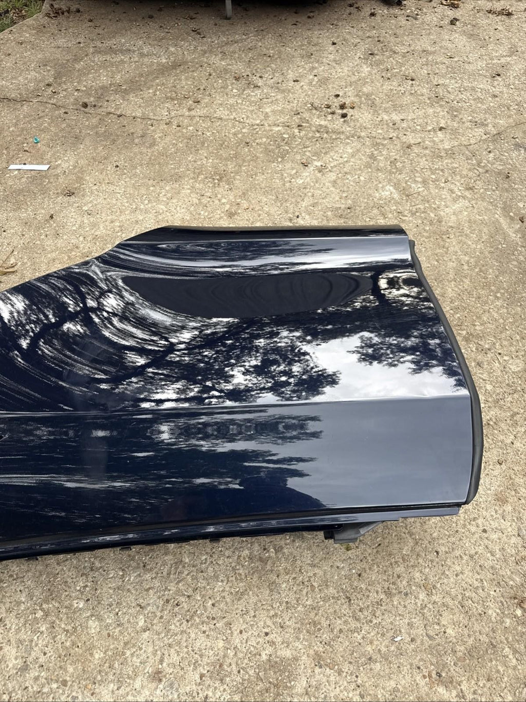 ♦️ 12-16 TESLA MODEL S REAR LEFT DRIVER SIDE DOOR SHELL PANEL OEM, 6006394 E0 H
