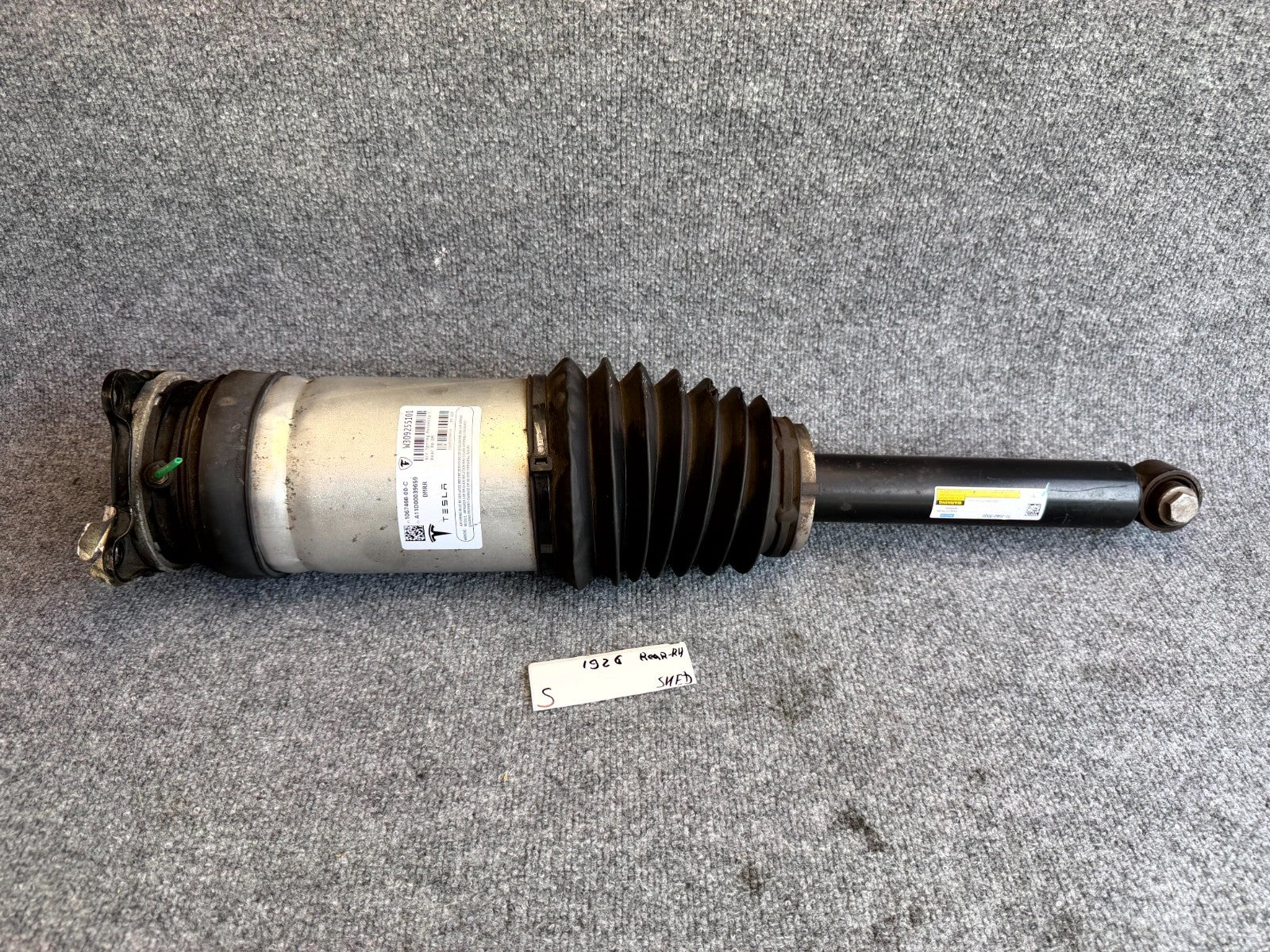 2016 – 2020 TESLA MODEL S REAR RIGHT SIDE AIR SPRING SHOCK OEM, 1067466-00-C
