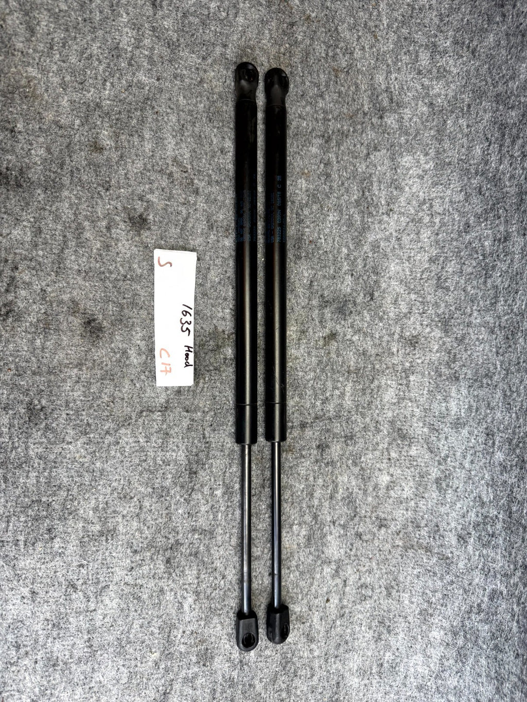 ♦️12-20 TESLA MODEL S FRONT LEFT/RIGHT BONNET HOOD LIFT GAS STRUT OEM 106263400A