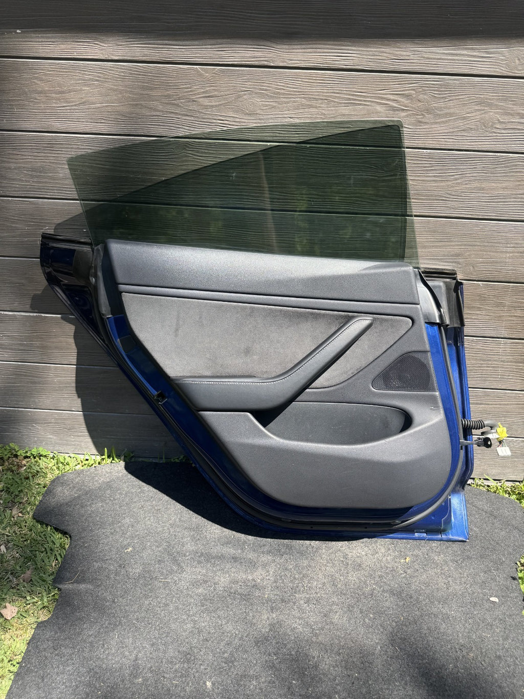 2018-2023 Tesla Model 3 M3 Rear Driver Side Door Shell Panel Left LH Blue PPSB