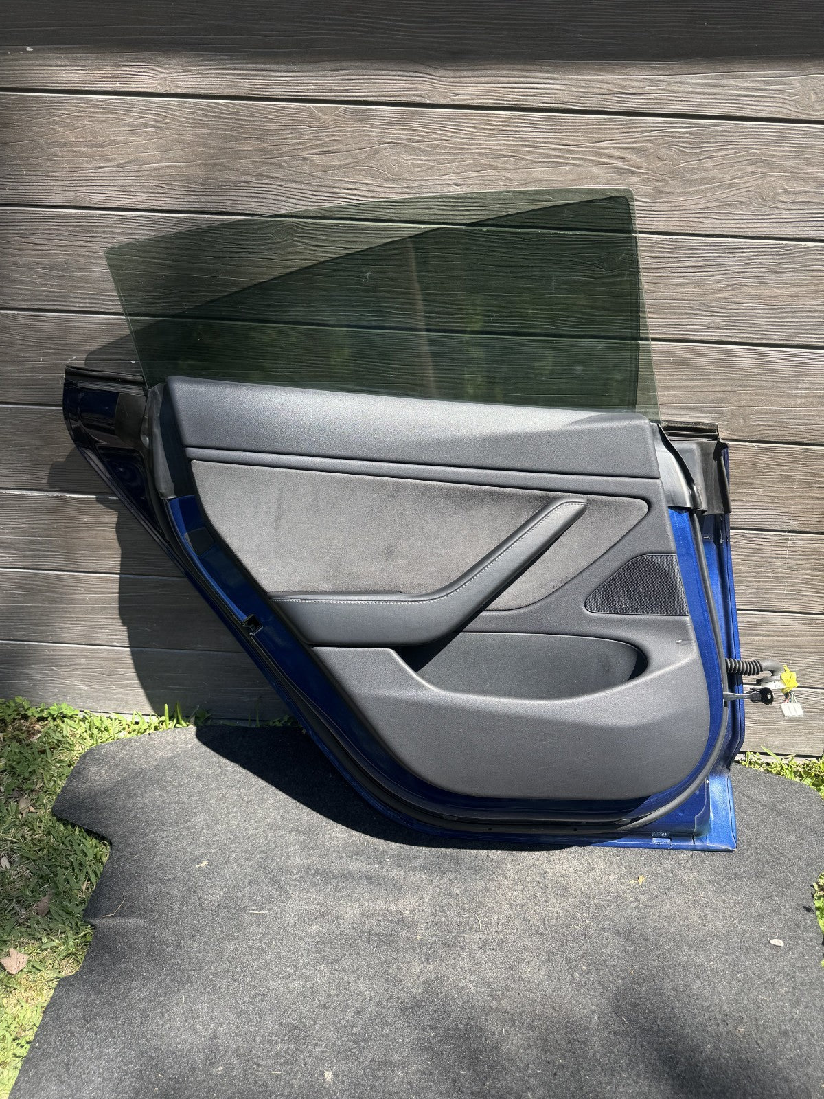 2018-2023 Tesla Model 3 M3 Rear Driver Side Door Shell Panel Left LH Blue PPSB
