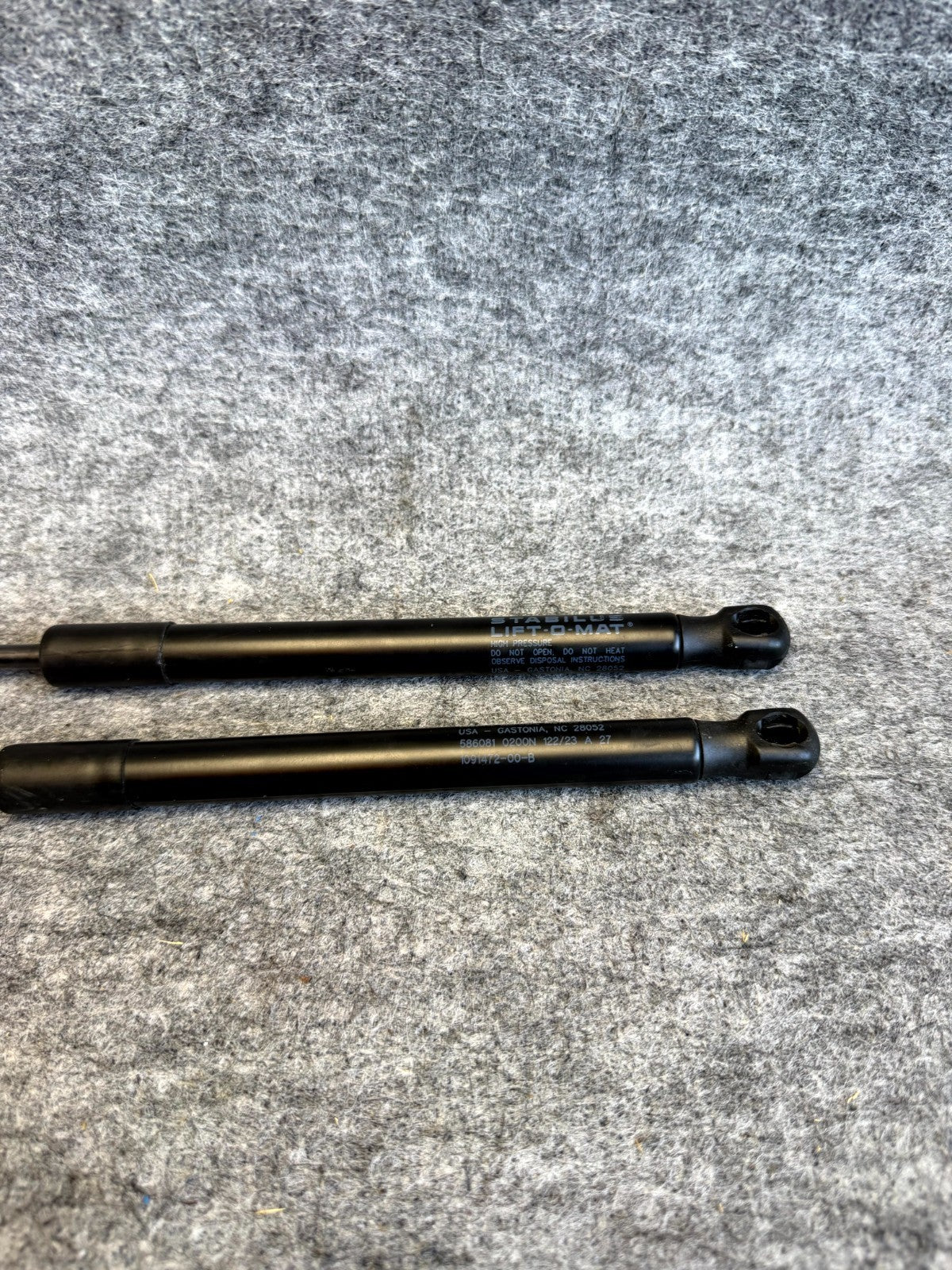 ♦️2017–2023 TESLA MODEL 3 FRONT LEFT & RIGHT HOOD SHOCK STRUT OEM, 1091472-00-B