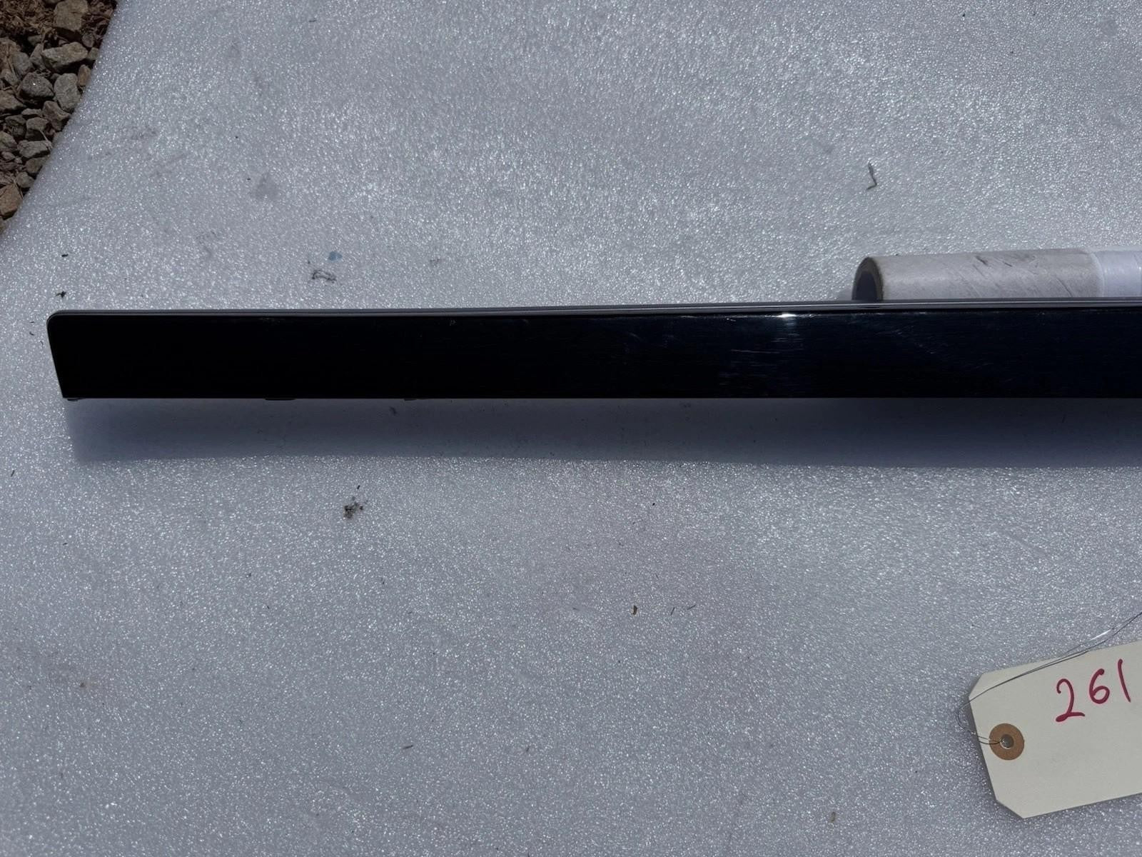 ♦️16-20 TESLA MODEL X REAR LEFT DOOR TRIM MOLDING ASH COVER OEM, 1035826-22-B