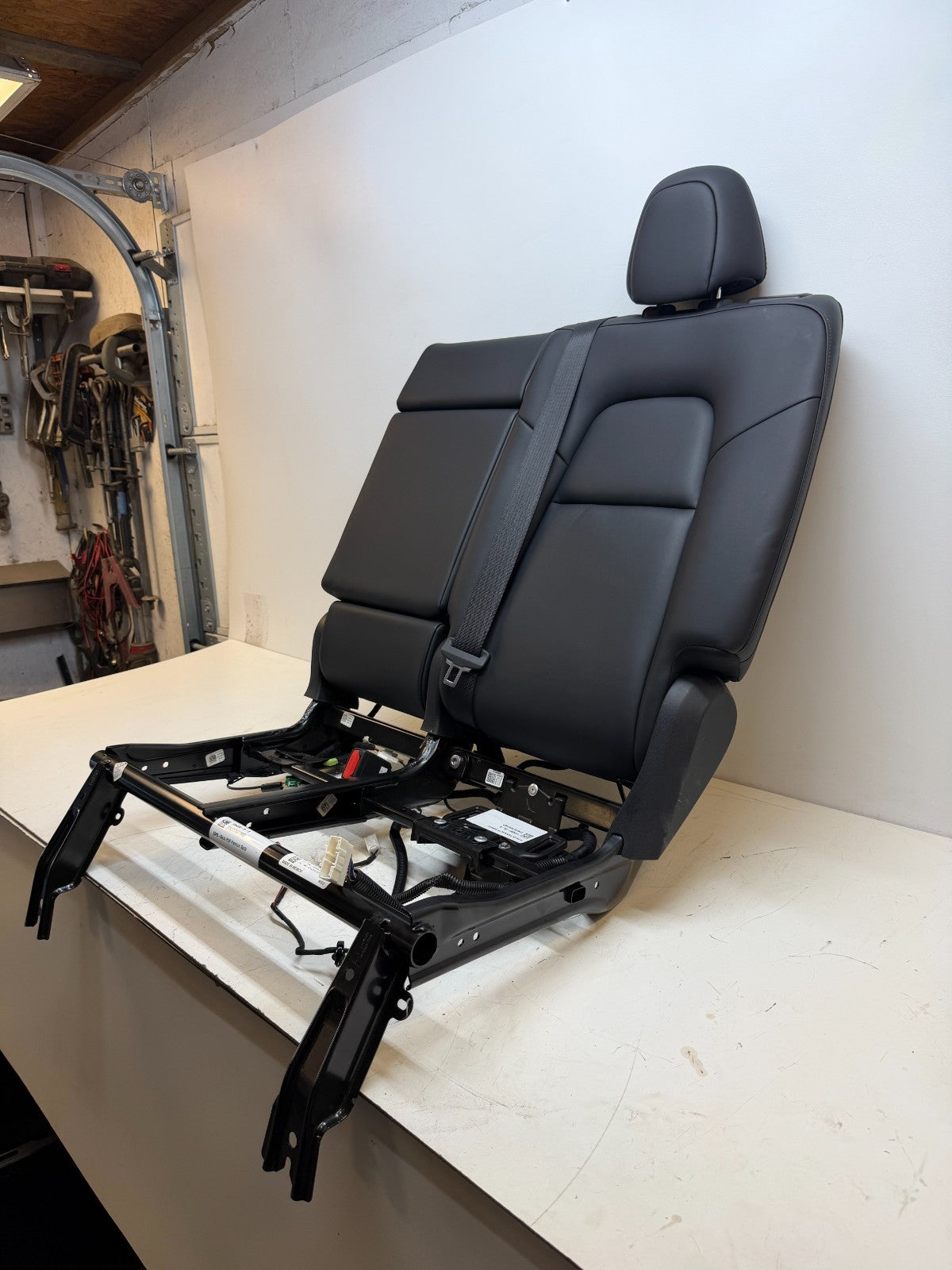 2017-2023 TESLA MODEL Y REAR LEFT SIDE UPPER SEAT CUSHION BACKREST W/ FRAME