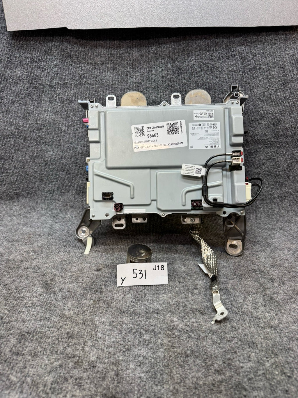 2020 - 2024 TESLA MODEL Y MEDIA COMPUTER CONTROLLER MODULE UNIT OEM, 178741900G