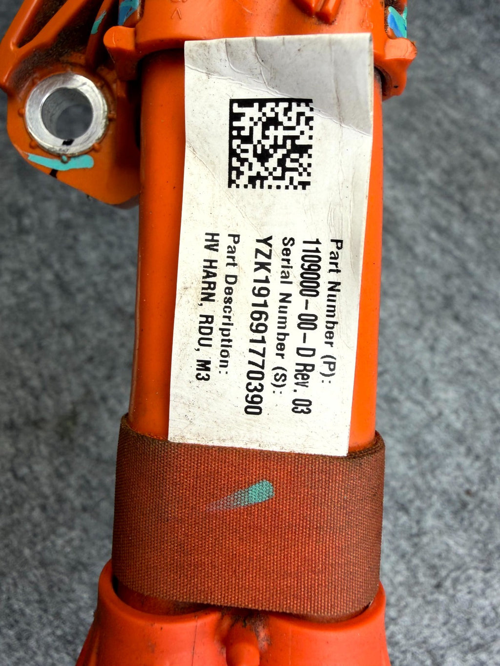 ♦️2017–2023 TESLA MODEL 3 REAR LEFT HIGH VOLTAGE WIRING HARNESS OEM 1109000-00-D