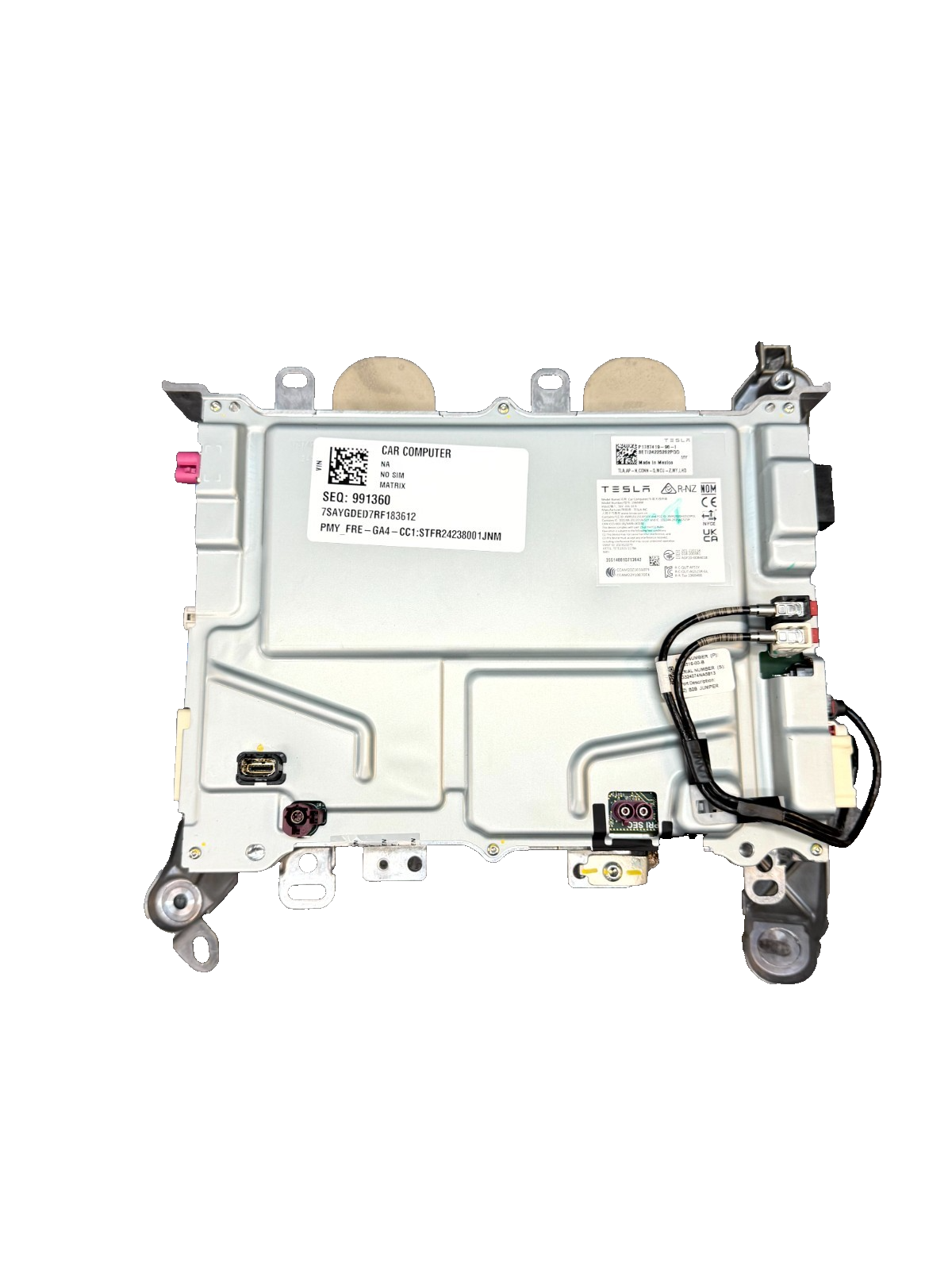 2020-2024 TESLA MODEL Y MCU 4.0 CAR COMPUTER MEDIA CONTROL MODULE OEM, 178741990