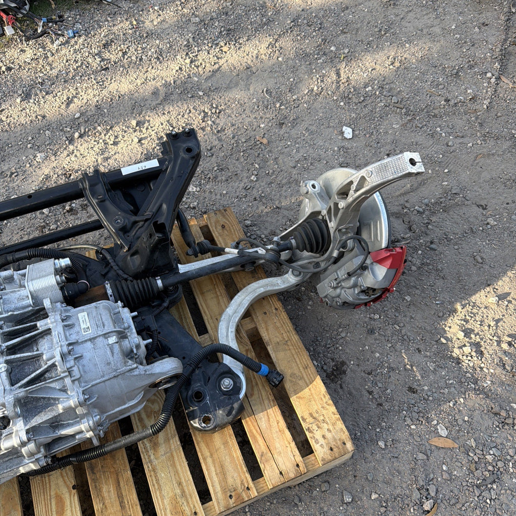 17-22 TESLA MODEL Y AWD FRONT SUSPENSION And ENGINE, SUBFRAME  COMPLETELY OEM