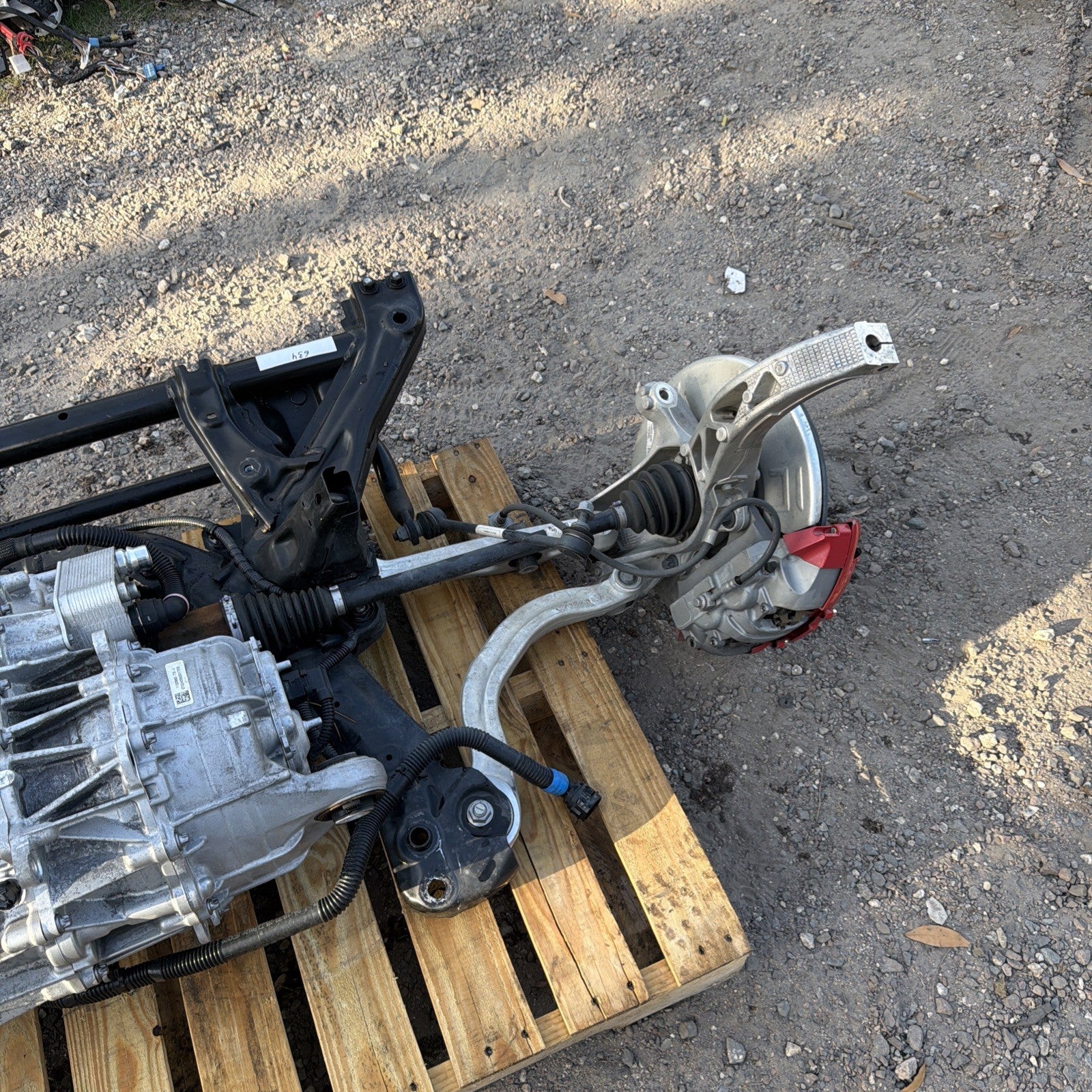 17-22 TESLA MODEL Y AWD FRONT SUSPENSION And ENGINE, SUBFRAME  COMPLETELY OEM