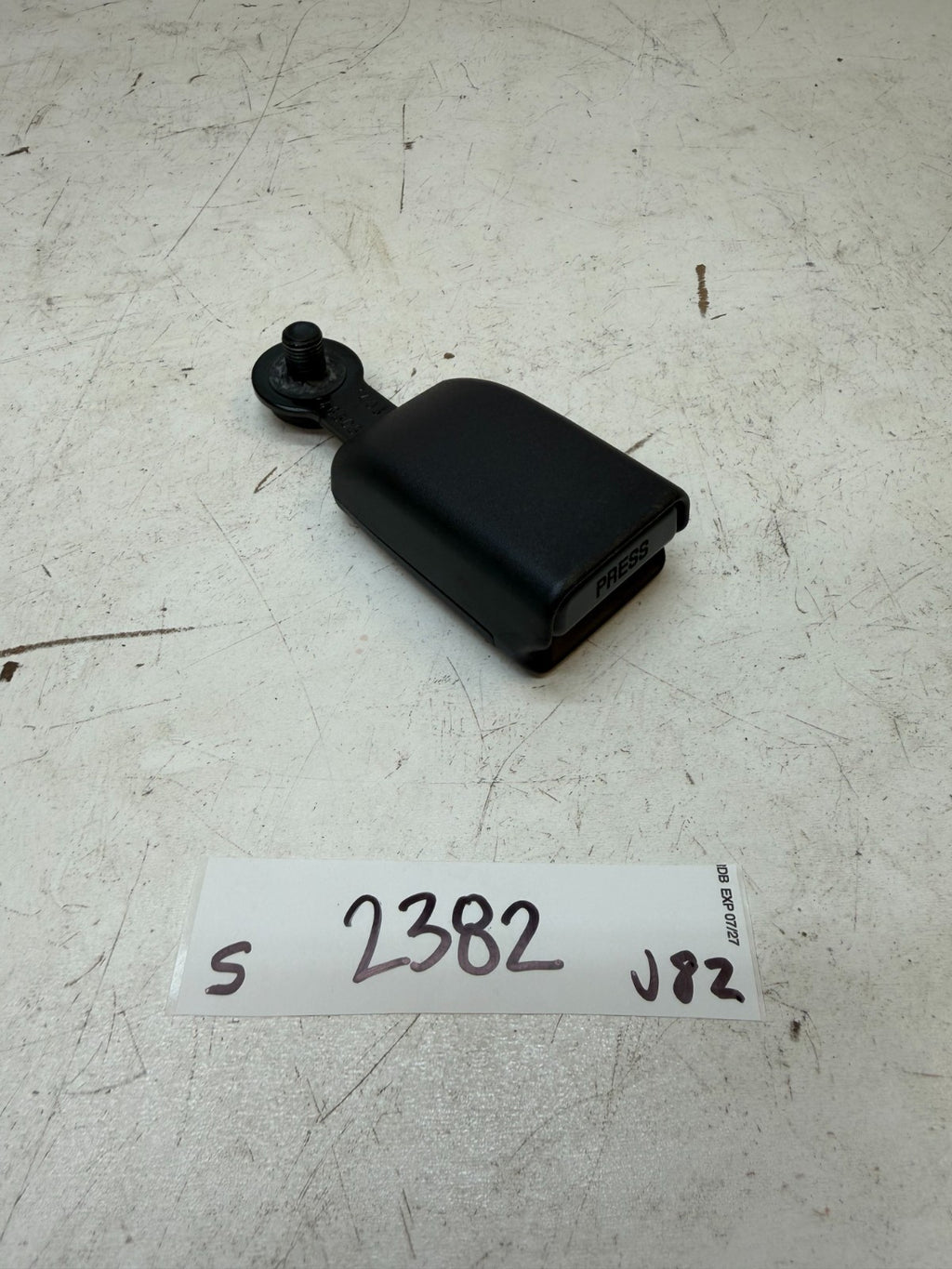 2012-2020 Tesla Model S Rear Left or Right Seat Belt Buckle Black 1005269-00-D