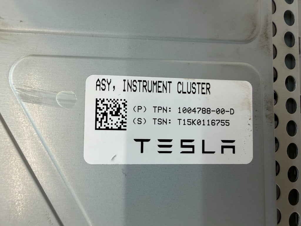2012 - 20 Tesla Model X Instrument Cluster Monitor Display OEM 1004788-00-D