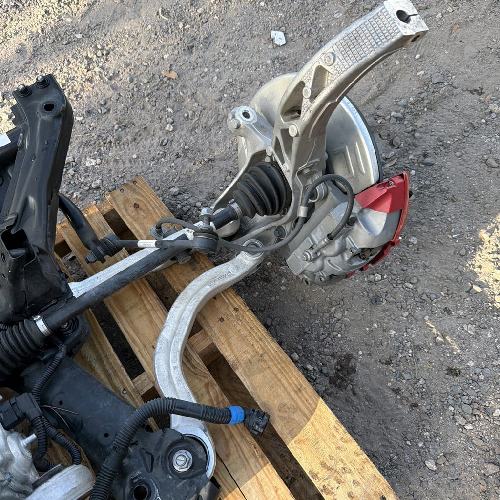 17-22 TESLA MODEL Y AWD FRONT SUSPENSION And ENGINE, SUBFRAME  COMPLETELY OEM