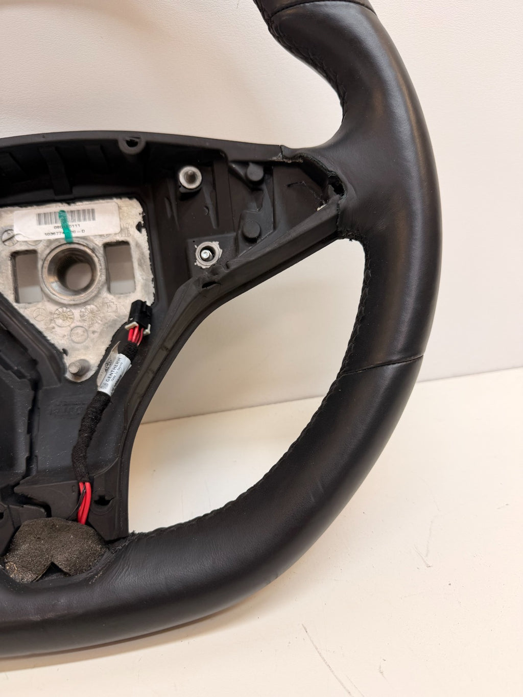 2015-2021 TESLA MODEL S LEATHER HEATED STEERING WHEEL 1036774-00-D
