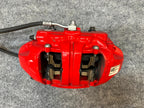 2020-2024 TESLA MODEL Y FRONT LEFT BREMBO BRAKE CALIPER RED OEM, 1188641-00-B