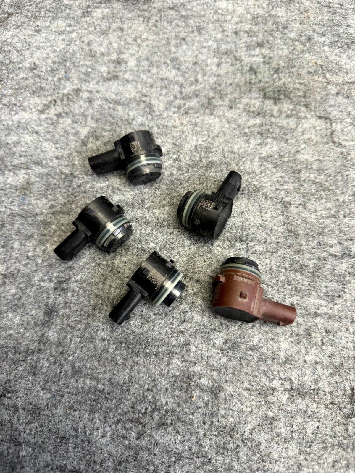 ♦️17-23 TESLA MODEL 3 5X BUMPER PARKING ULTRASONIC PDC SENSOR OEM, 1127503-08-C