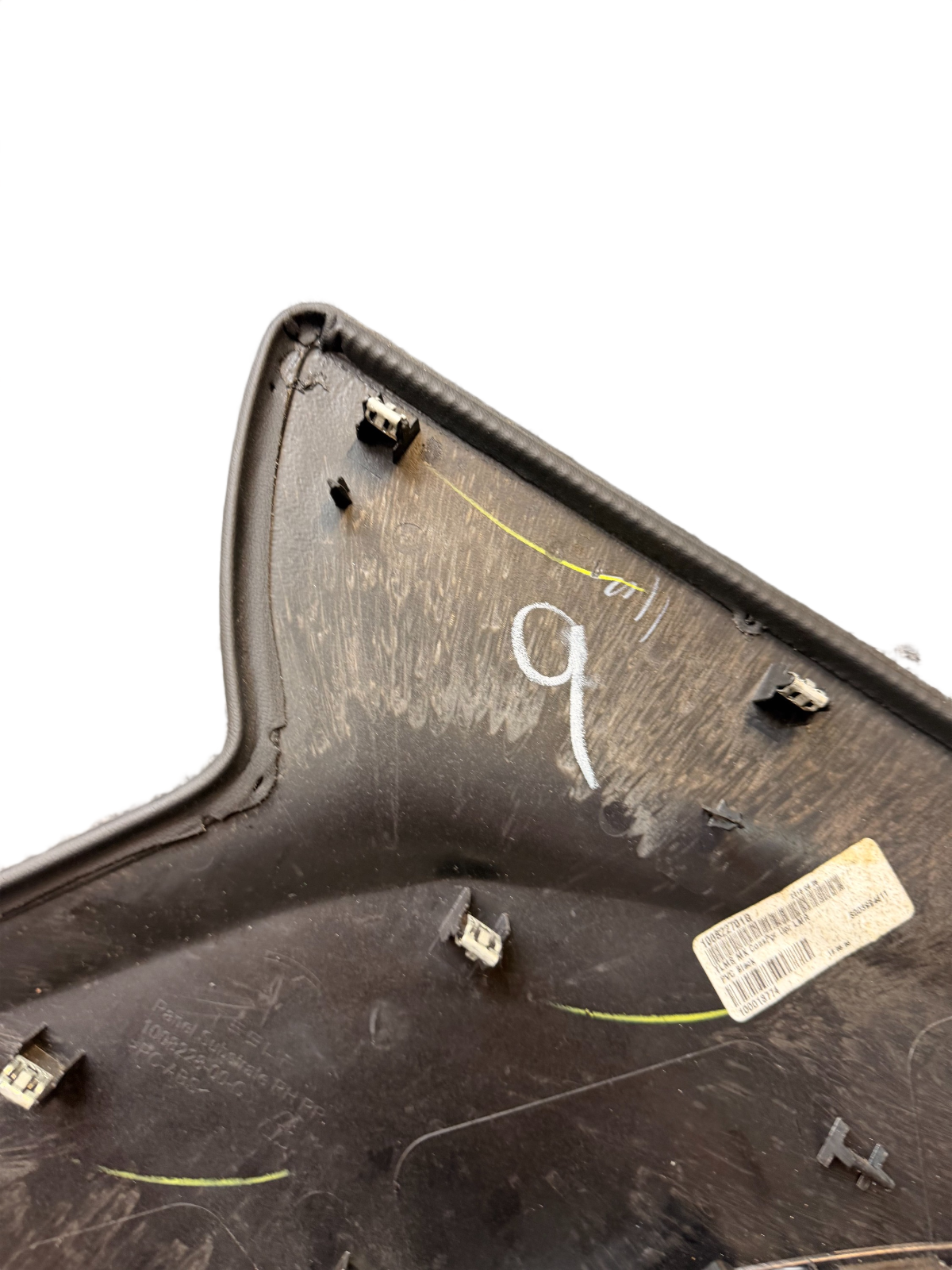 2012-2020 Tesla Model S Rear Right Panel Trim Center Console 1008228-00-C