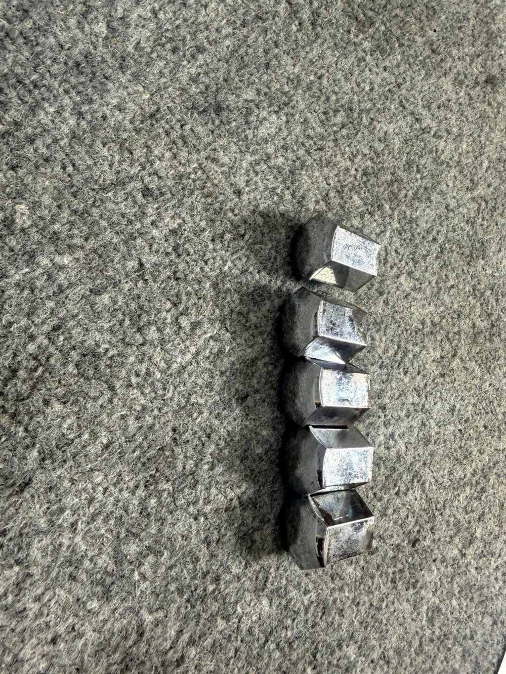 ♦️12-23 Tesla Model X S Y 3 Chrome Wheel Lug Nut Covers OEM, 108F21247-SREFUS