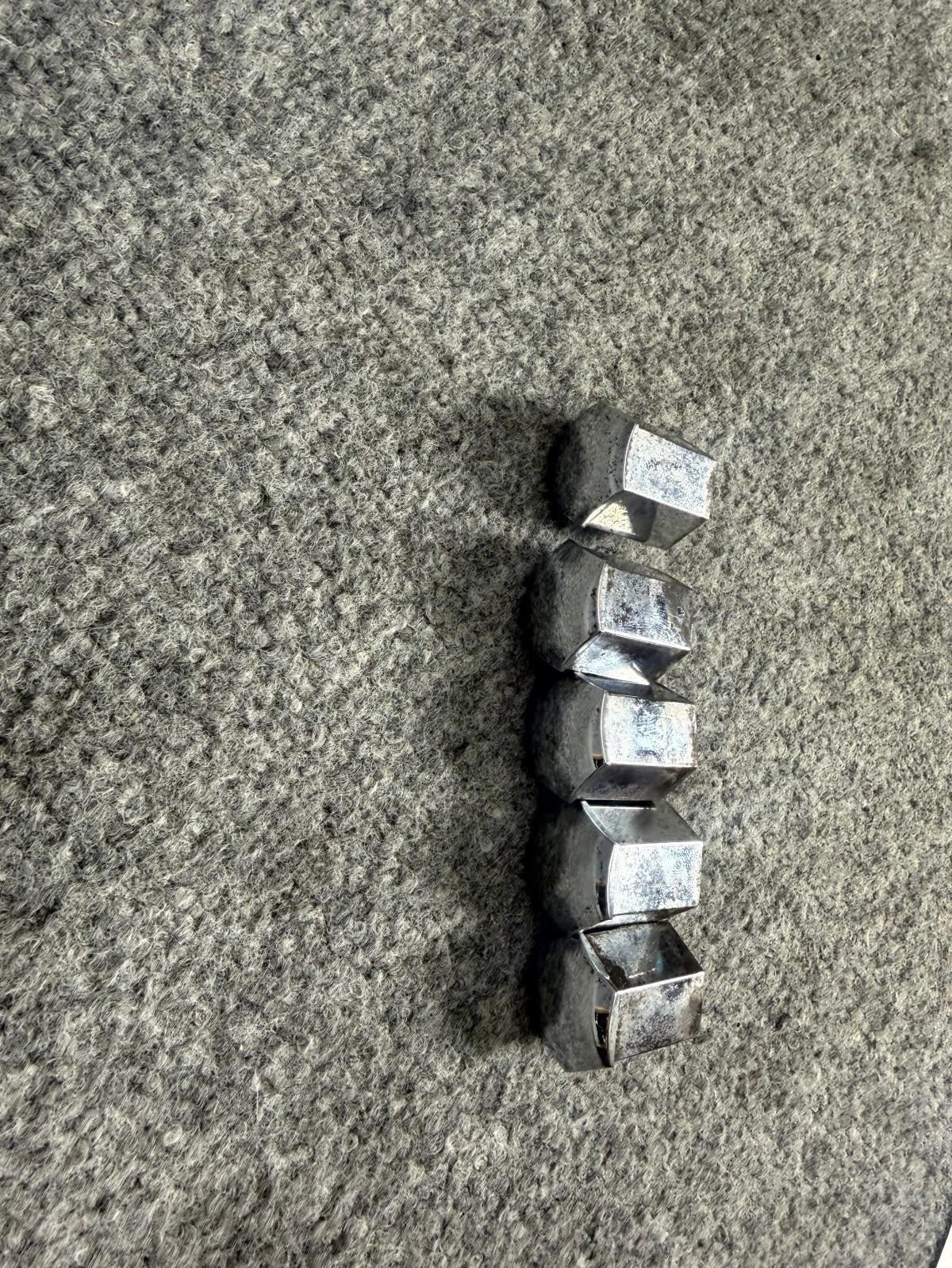 ♦️12-23 Tesla Model X S Y 3 Chrome Wheel Lug Nut Covers OEM, 108F21247-SREFUS