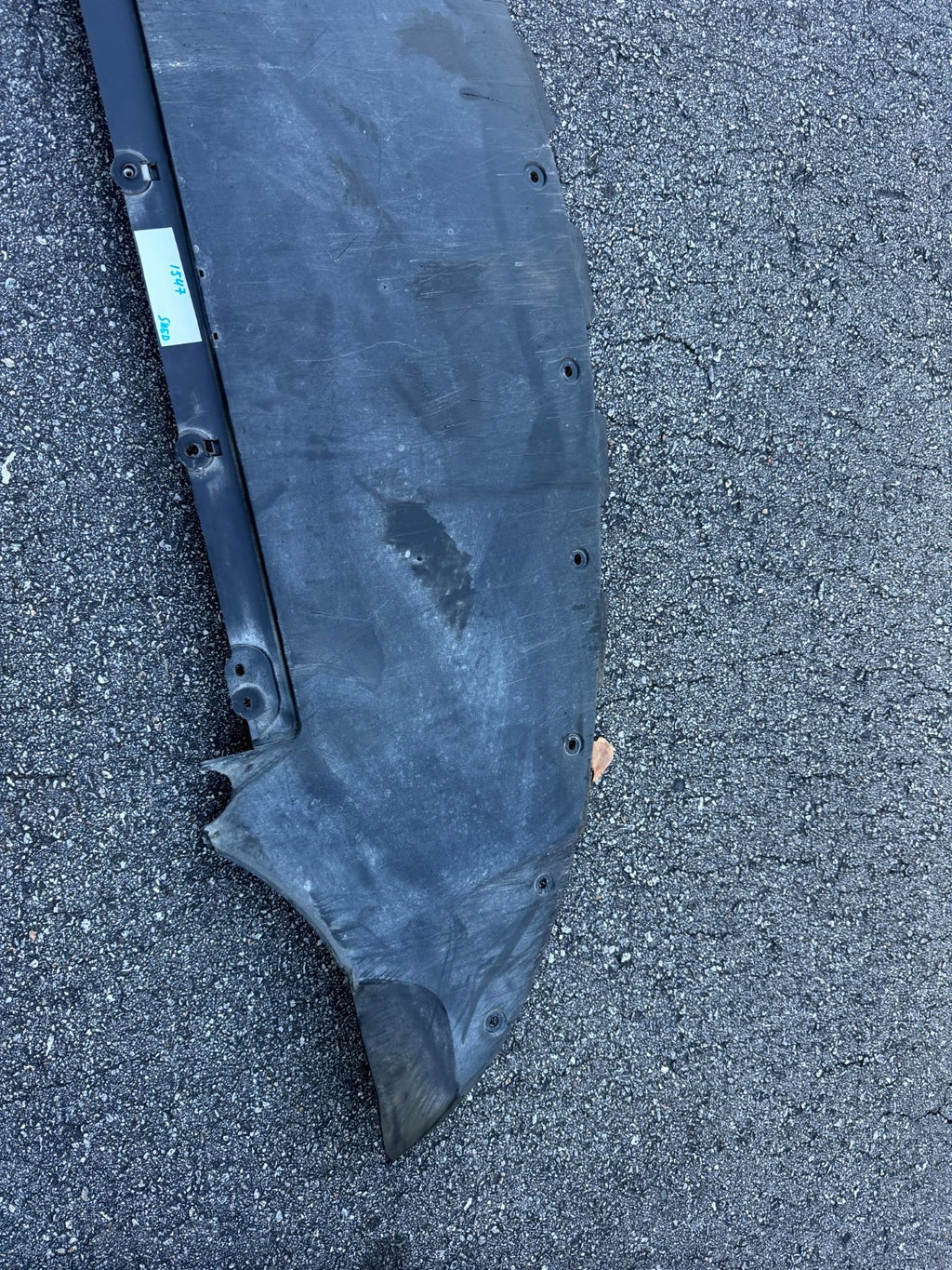 ♦️17 - 23 TESLA MODEL 3 FRONT BUMPER LOWER SPLASH SHIELD COVER OEM, 1084174-00-D