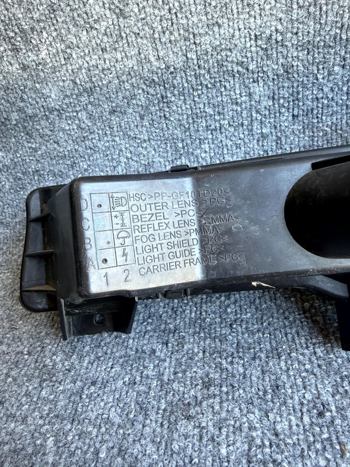 2017-2023 TESLA MODEL 3 FRONT RIGHT SIDE FOG LIGHT LAMP OEM, 1077390-00-F