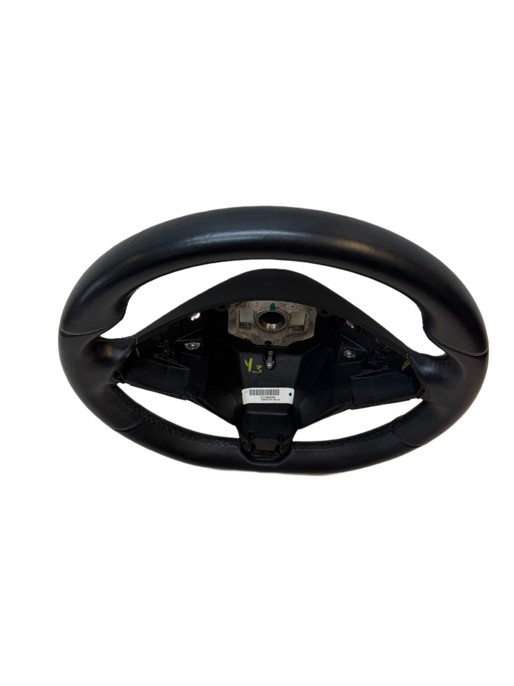2012-2020 TESLA MODEL S LEATHER STEERING WHEEL ASSEMBLY 1005279-00-D