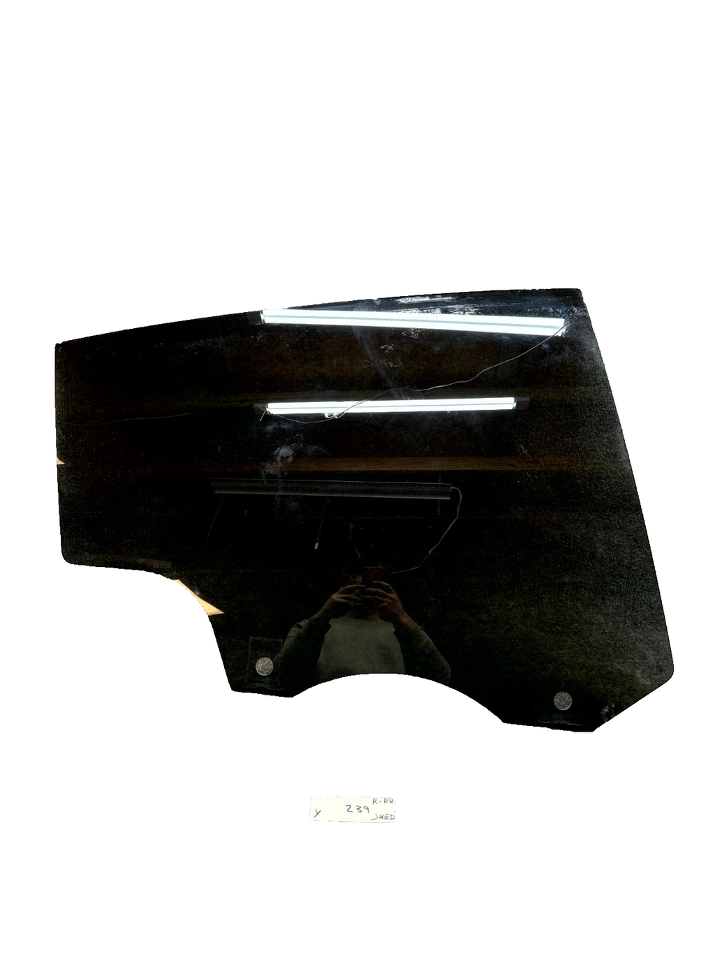 2020 - 2024 TESLA MODEL Y REAR RIGHT SIDE DOOR WINDOW GLASS OEM, 43R-014553
