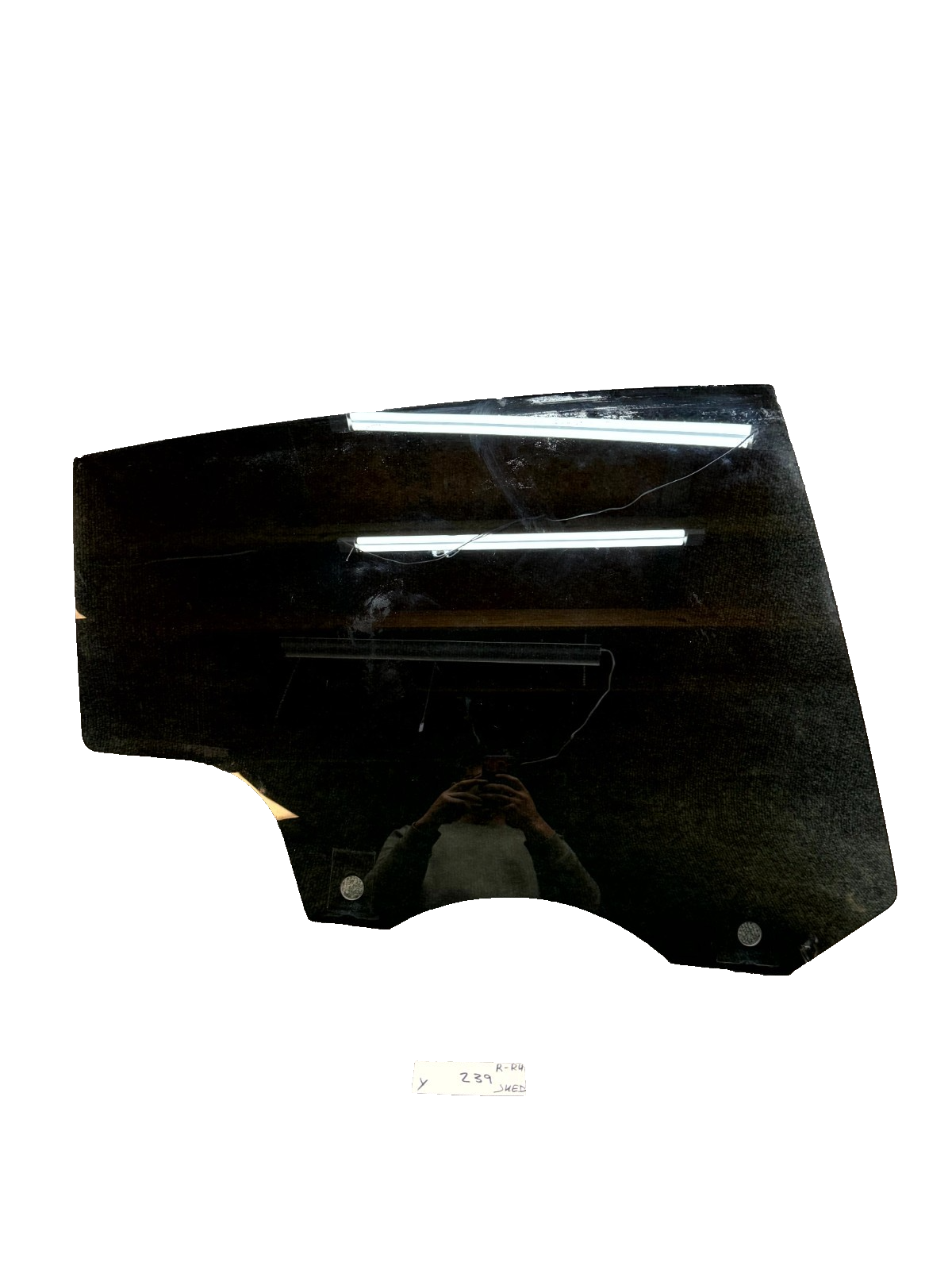 2020 - 2024 TESLA MODEL Y REAR RIGHT SIDE DOOR WINDOW GLASS OEM, 43R-014553