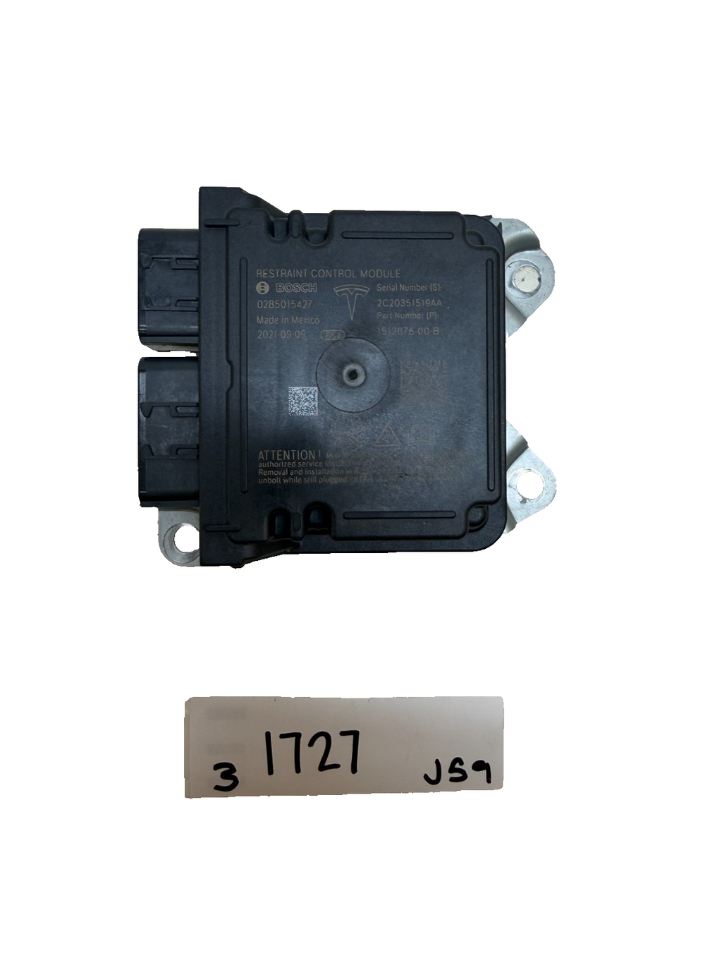 2017-2025 Model 3 Universal Restraint Diagnostic Control Module SRS 1512876-00-B
