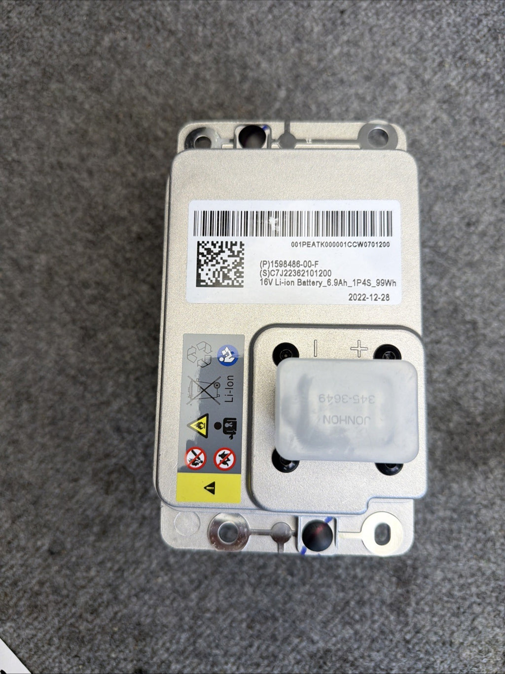 NEW OEM Tesla Model 3/Y/S/X 16V Li-Ion Battery 1598486-00-F