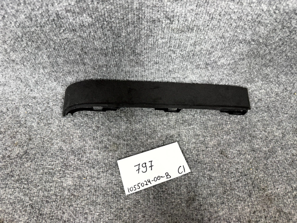 2016-2020 Tesla Model X Rear Right Upper Door Trim Panel Cover OEM, 1055024-00-B