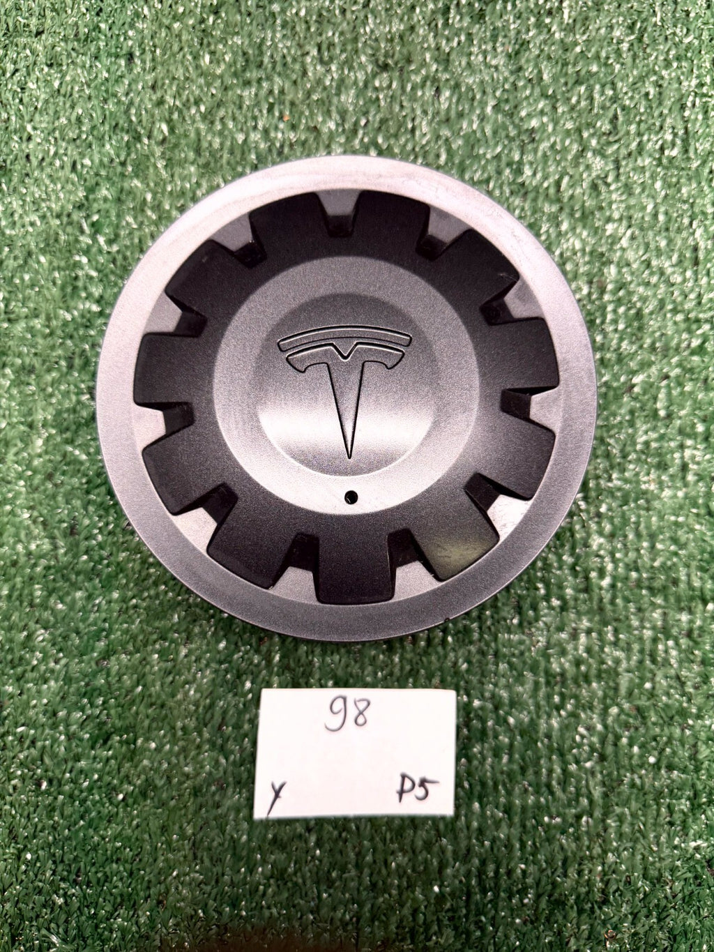 ♦️2017 - 2023 TESLA MODEL 3 UBERTURBINE WHEEL CENTER CAP OEM, 1188236-00-A