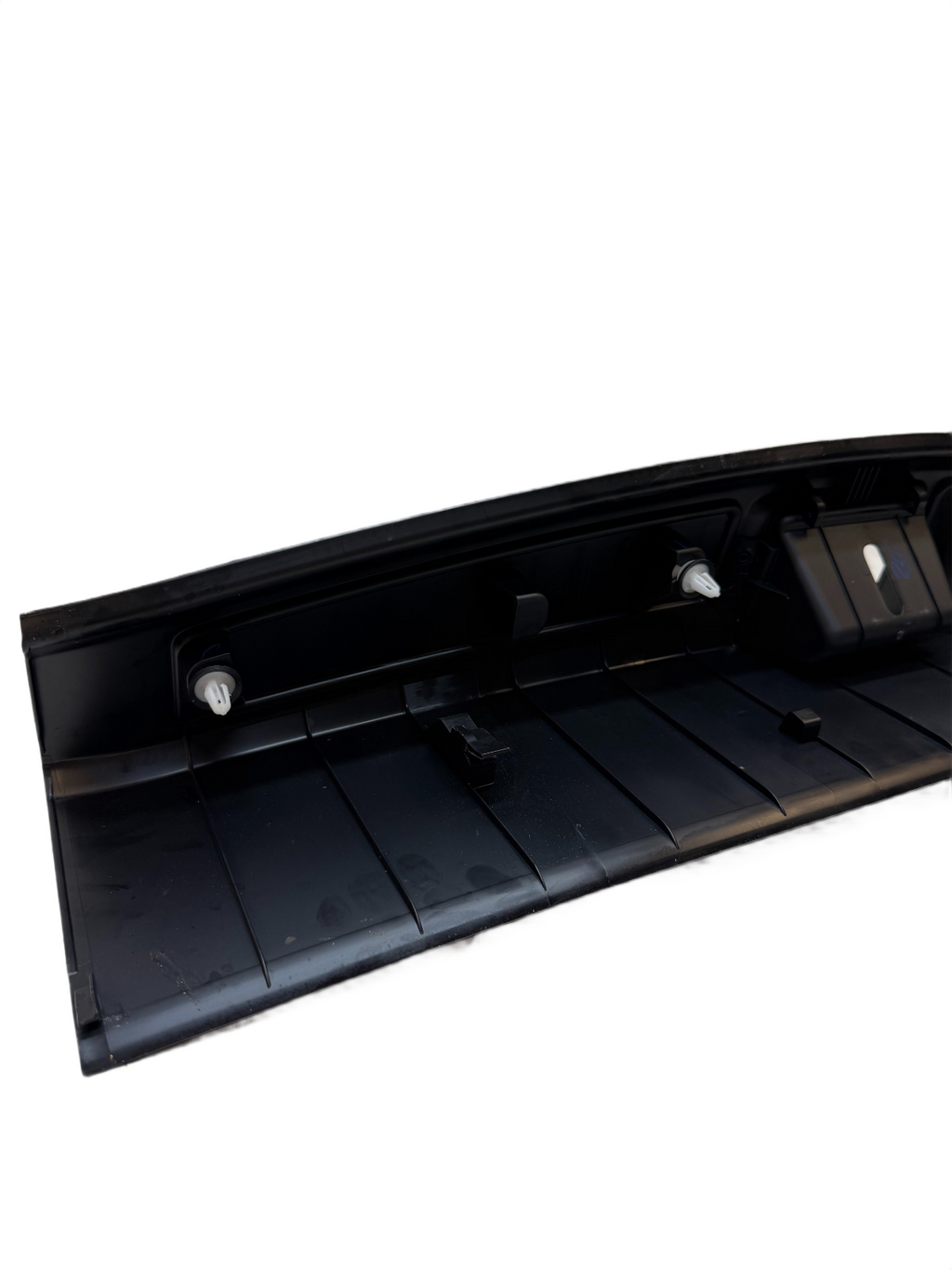 2012-2020 TESLA MODEL S REAR TRUNK SCUFF SILL PLATE MOLDING TRIM OEM