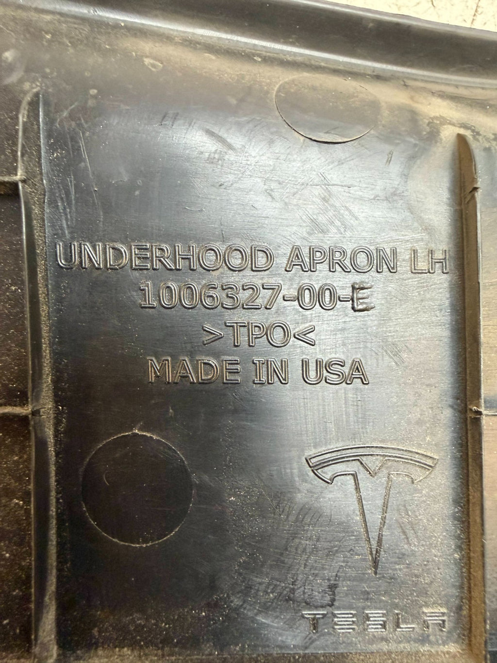 2012-2016 Tesla Model S Left Underhood Frunk Apron OEM 1006327-00-E