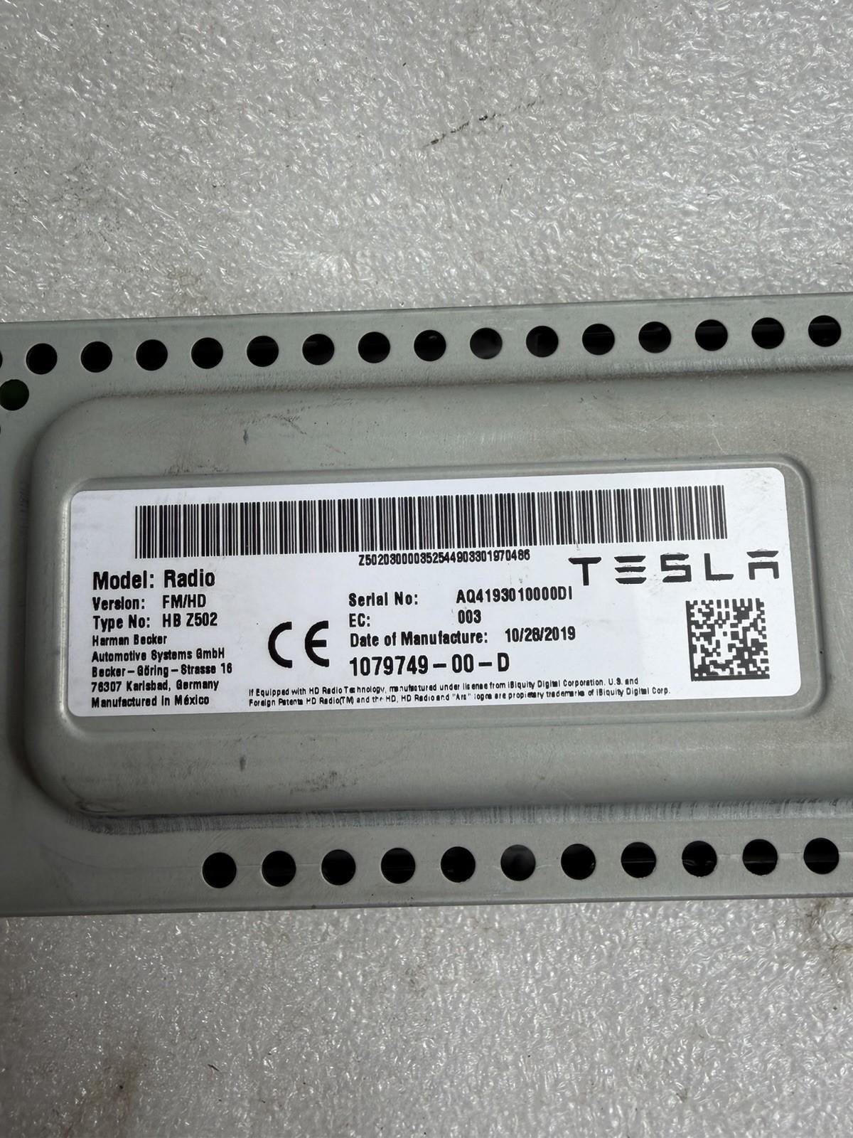 ♦️2017 - 2023 TESLA MODEL 3 RADIO RECEIVER CONTROL MODULE UNIT OEM, 107974900D