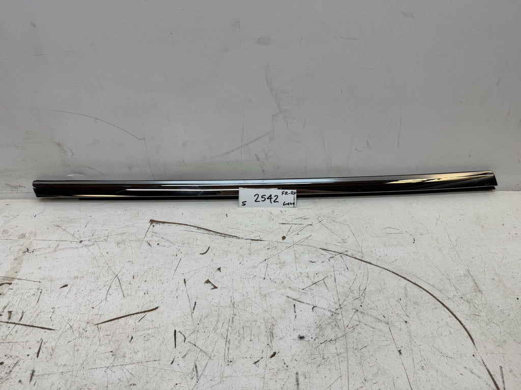 2012-20 Tesla Model S Front Right Side Door Window Belt Molding Trim Chrome OEM