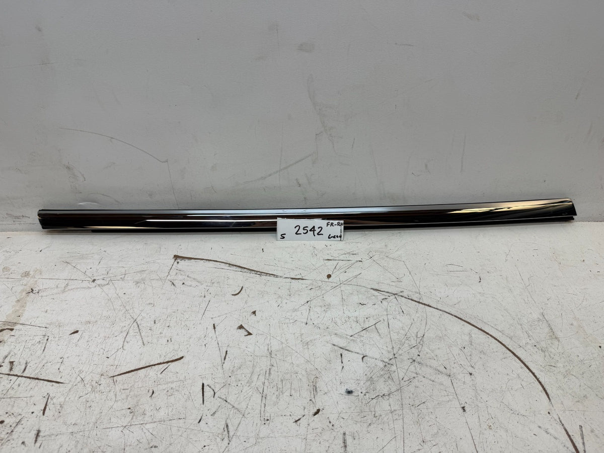 2012-20 Tesla Model S Front Right Side Door Window Belt Molding Trim Chrome OEM