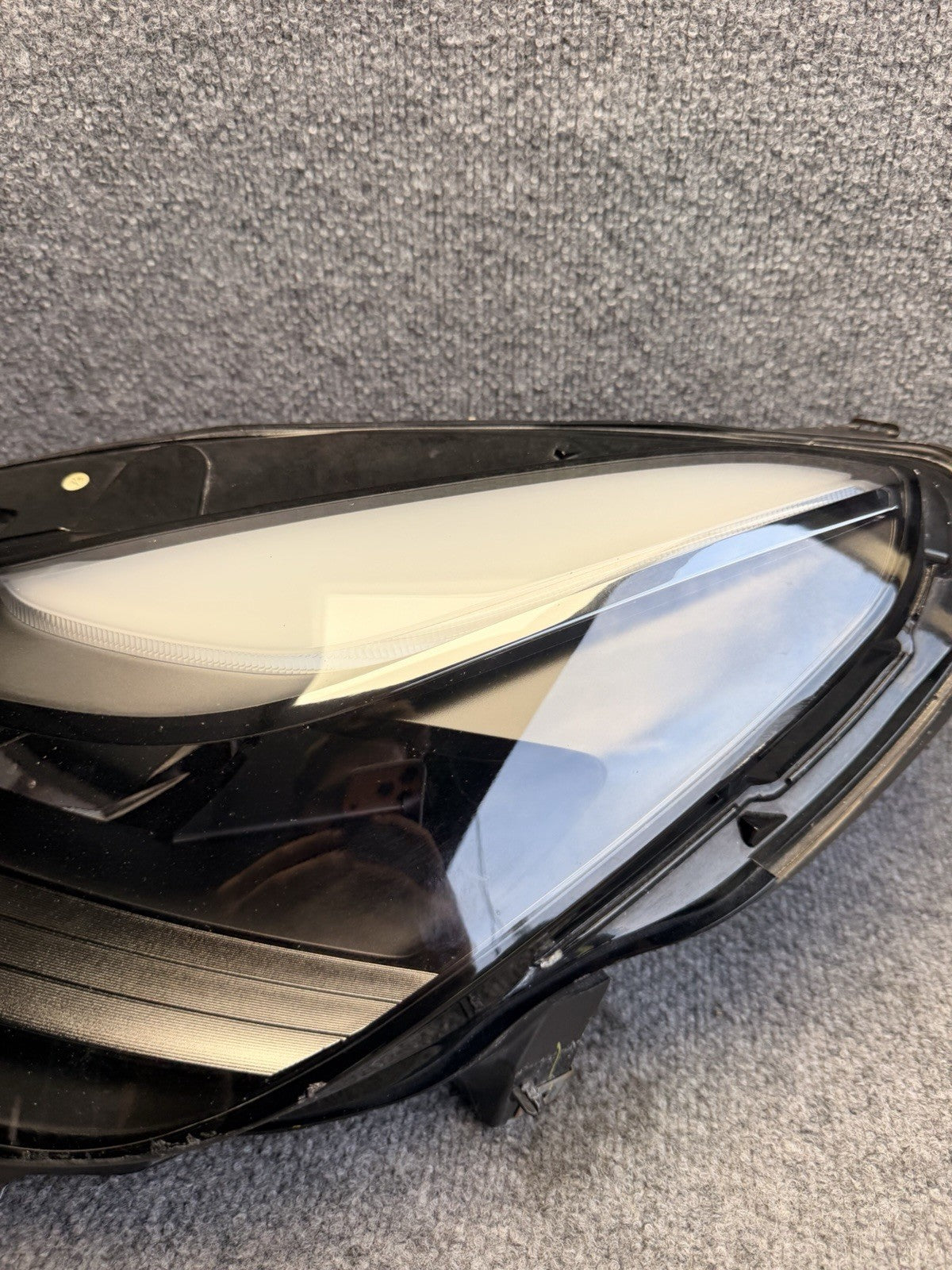 21-23 TESLA MODEL 3 FRONT LEFT HEADLIGHT LED LIGHT LAMP OEM 1514952-00-D
