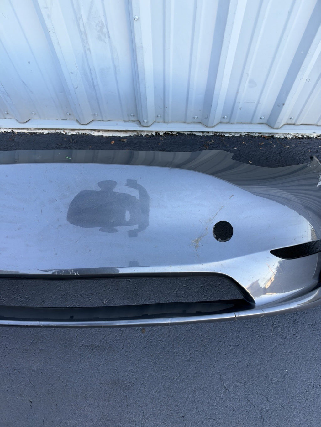 Front Bumper Cover Grey 2022-2024 Tesla Model Y 149738-TX-B OEM