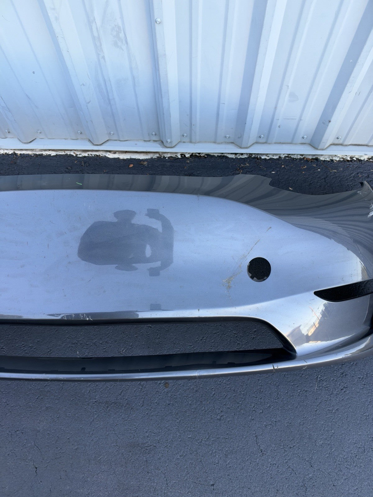 Front Bumper Cover Grey 2022-2024 Tesla Model Y 149738-TX-B OEM